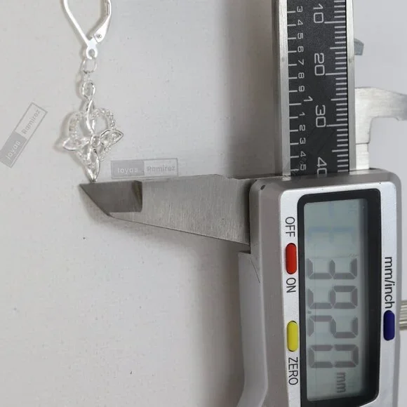 Mystic Knot & Heart Earrings in .925 Sterling Silver • Symbolic Feminine Design. - Picture 6 of 6